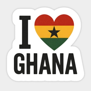 I Love Ghana Sticker